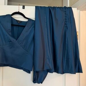 Banana Republic Factory Covered Button Maxi Skirt